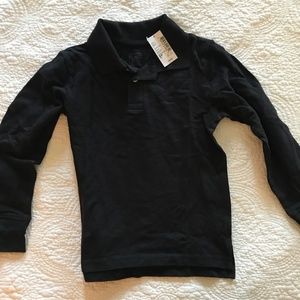 Brand new childrens place boys black polo